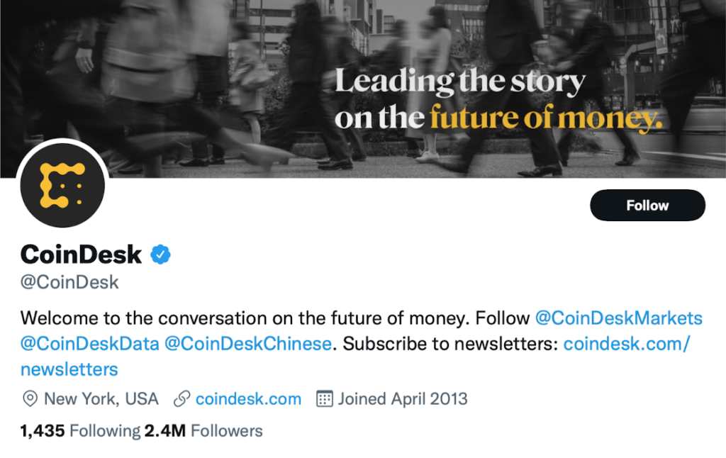 CoinDesk has been running since 2013 and became a confident resource that offers truthful and interesting news from the world of digital money. 