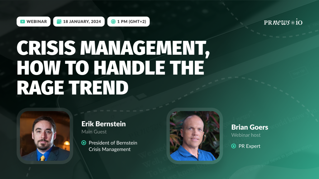 Crisis Management, How To Handle The Rage Trend