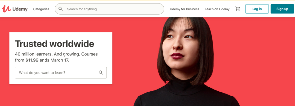 Udemy의 홍보 강좌