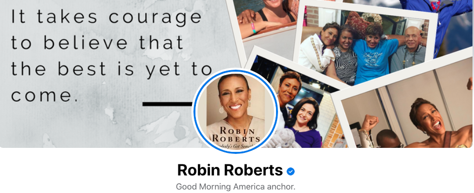 Top novinárky Robin Roberts