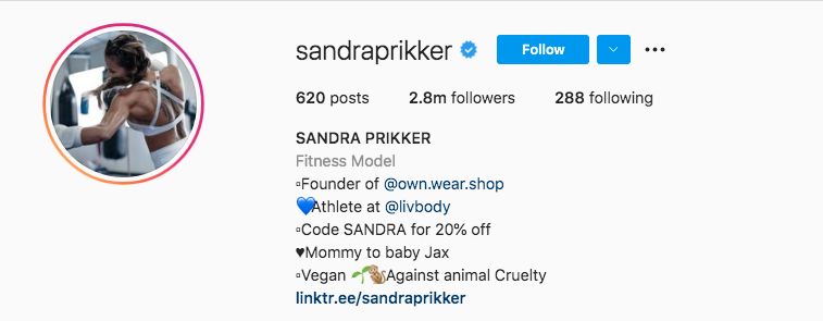 Sandra Prikker, Los Angeles, Kalifornia, 3.2M | Fitness Influencers.