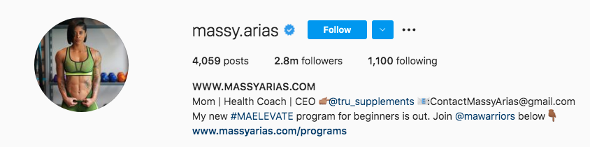 Massy Arias, Los Angeles, California, 2.7M | 피트니스 인플루언서