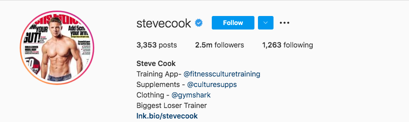 Steve Cook, Virginia Beach, VA, 2,5M | Fitness Influencers