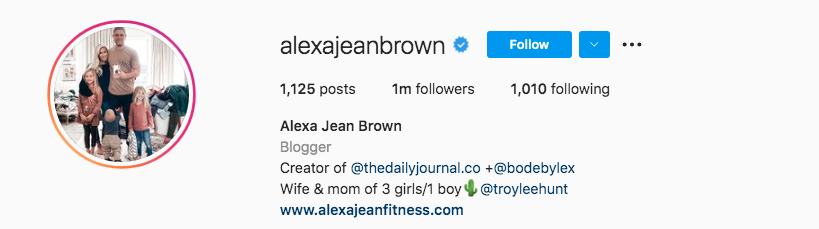 Alexa Jean Brown, Peoria, Arizona, USA, 1.5M | Fitness Influencers.