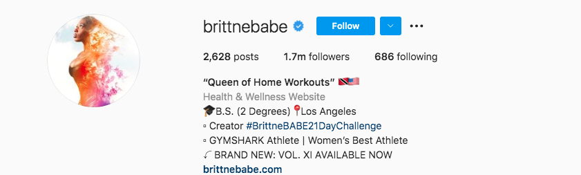 Brittne Babe, Los Angeles, California, United States, 1.7M | Fitness Influencers.