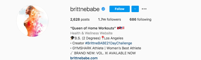 Brittne Babe, Los Angeles, Kalifornien, USA, 1,7M | Fitness Influencers.