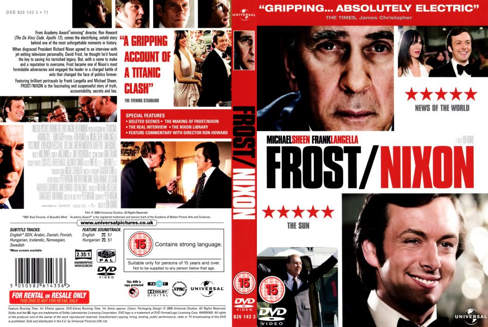 Frost/Nixon (2008) kā filma par žurnālistiem.