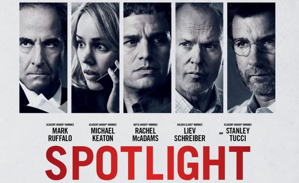 Spotlight (2015) ako film o novinároch.