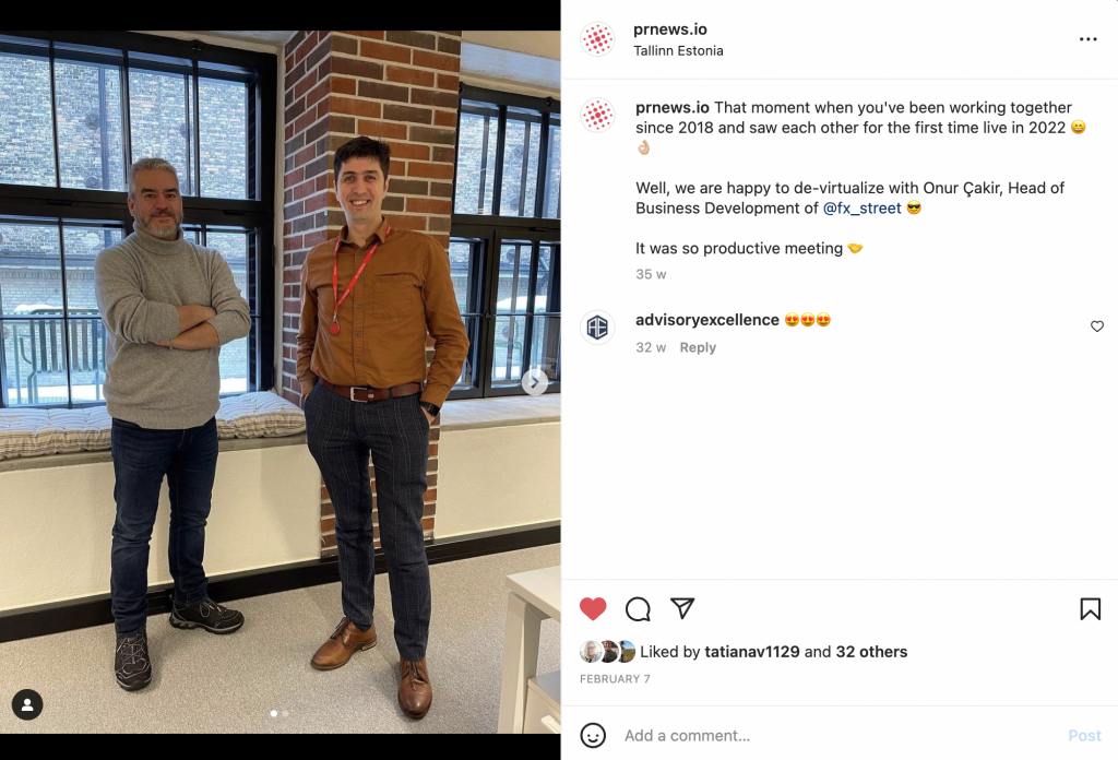 Instagram B2B marketing Share Customer Stories