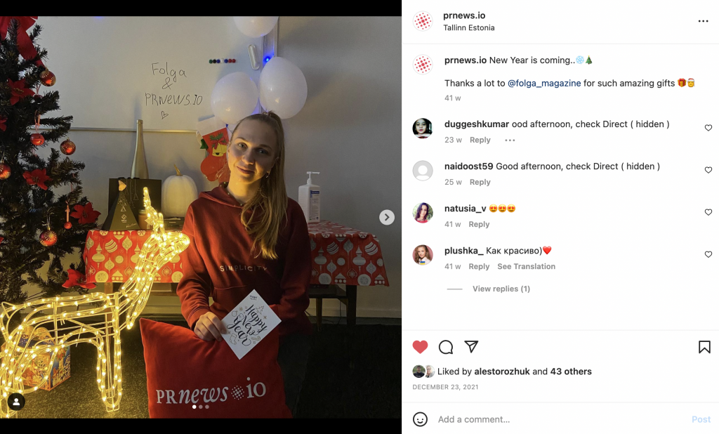 Folosiți strategia de marketing de advocacy a angajaților pentru marketingul Instagram B2B.