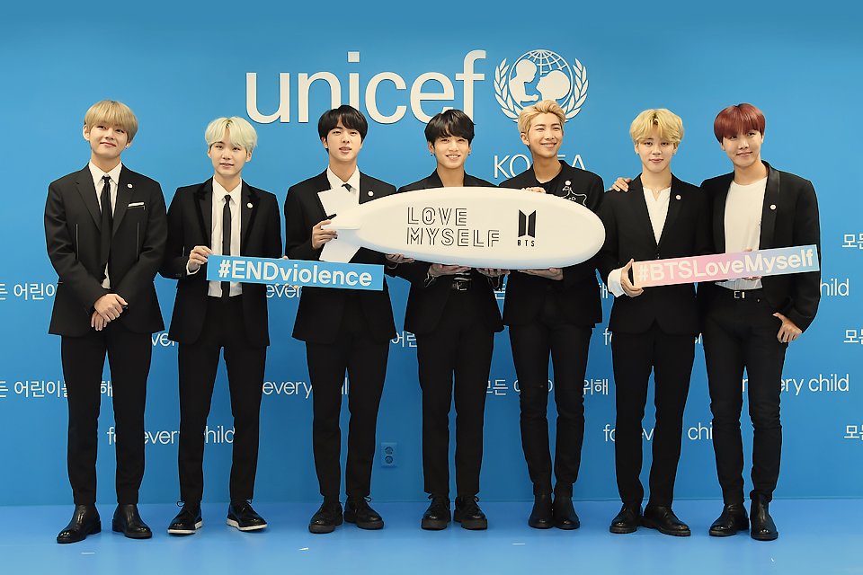 "Love Myself" campaign with UNICEF.