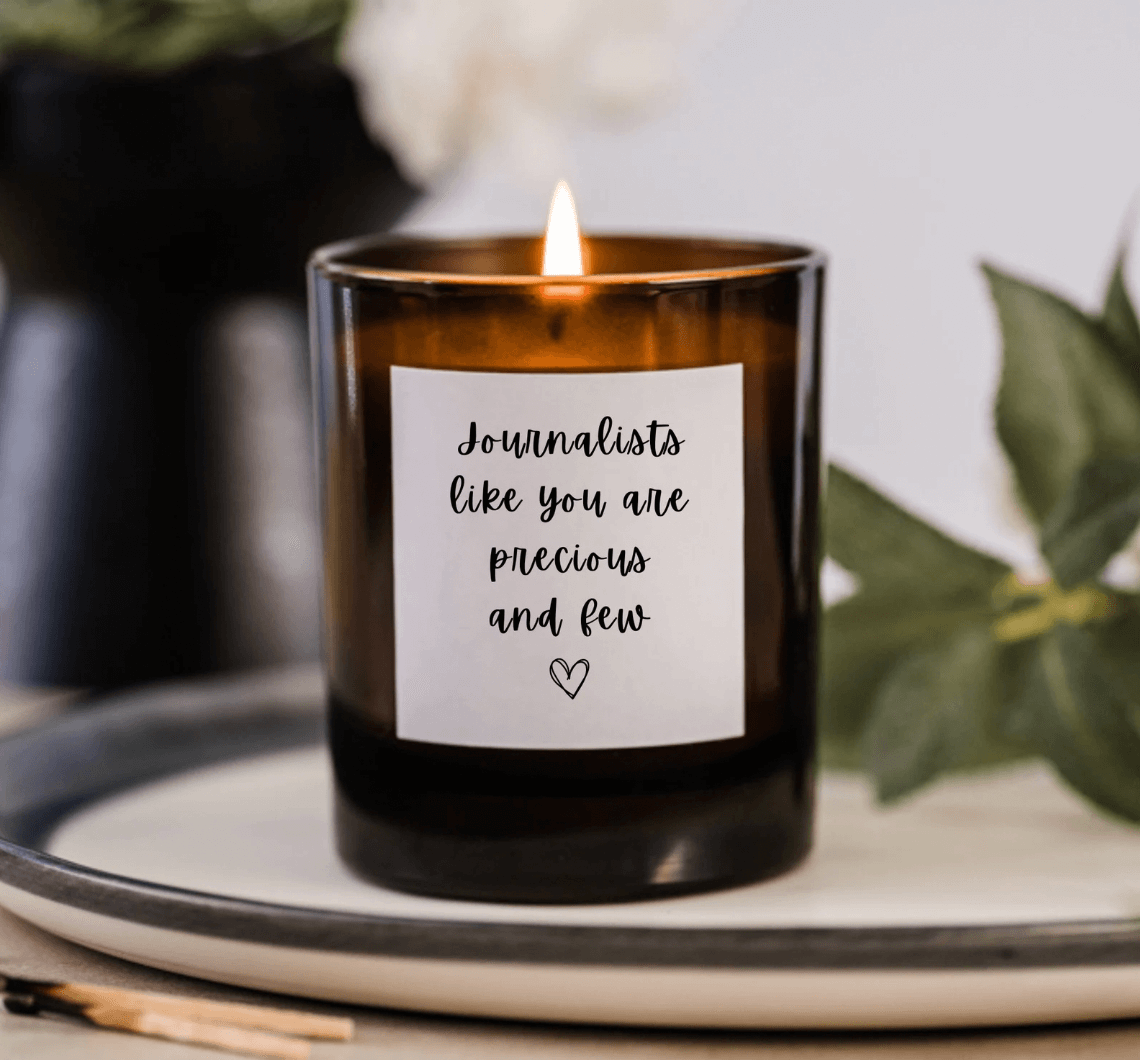 Candle Gifts For Journalists