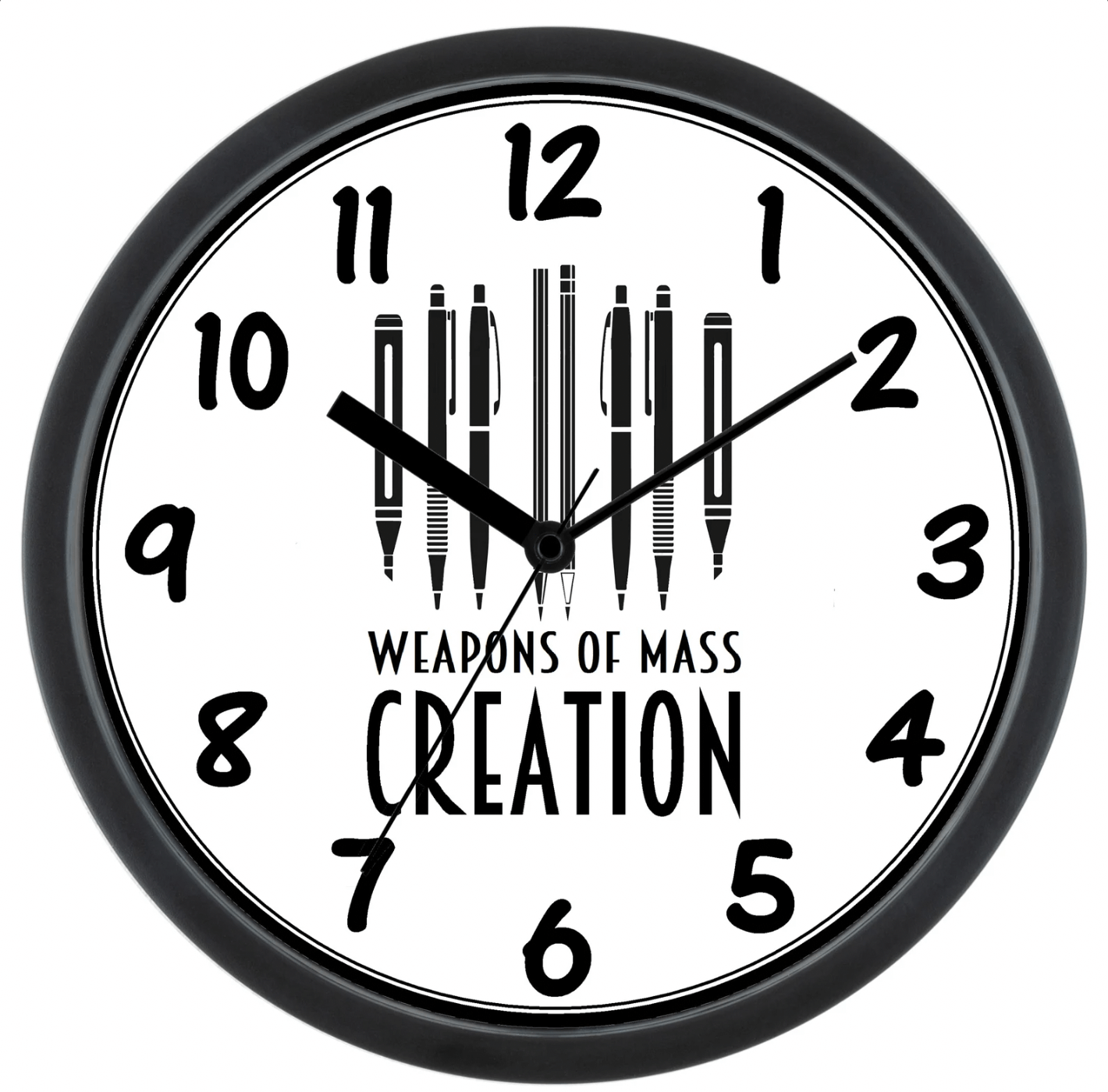 WRITER’S Clock, “Weapons of Mass CREATION”
