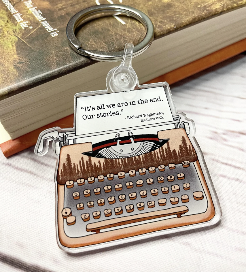 Medicine Walk Typewriter Keychain