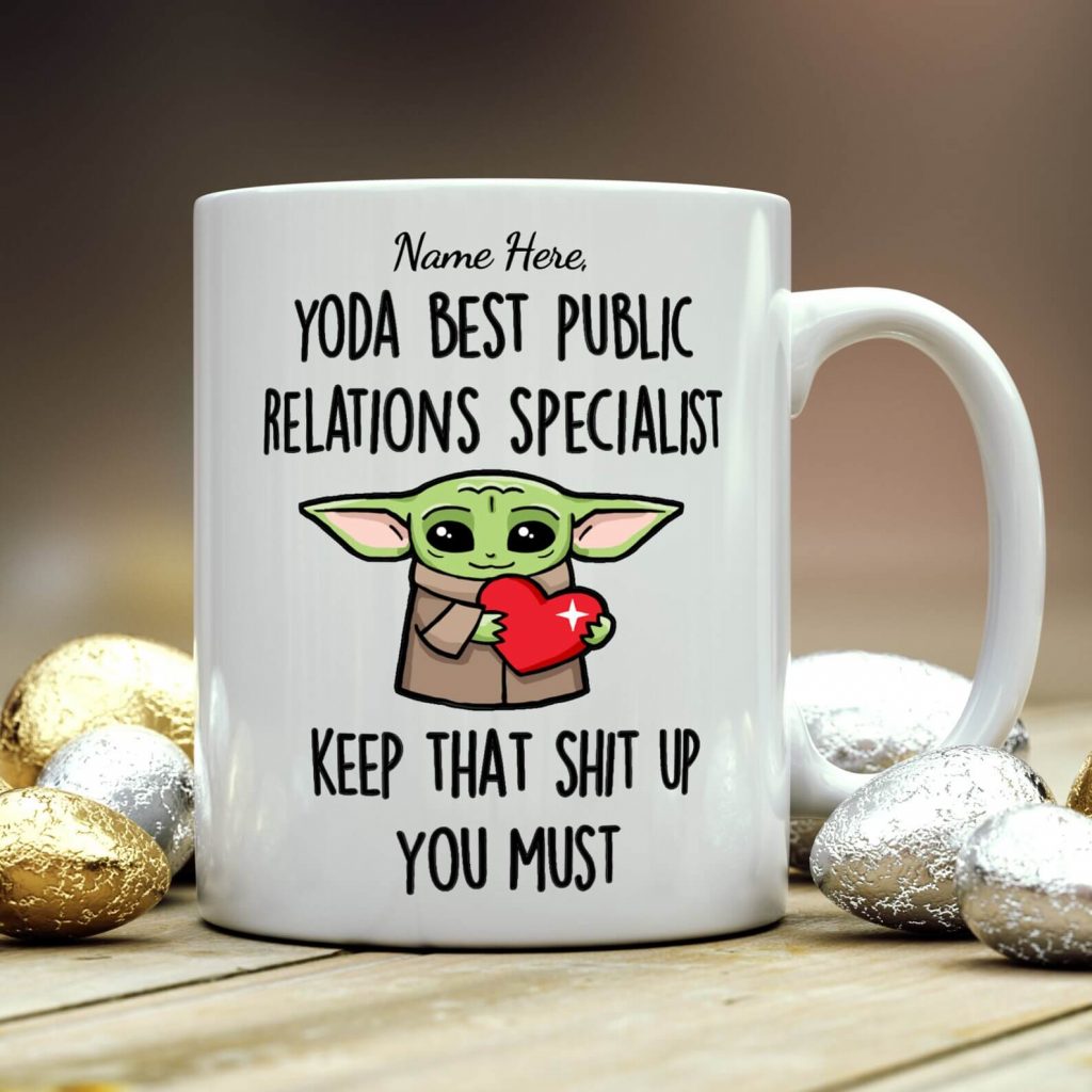 Personalized Gift For Public Relations Specialist, Yoda Best Public Relations Specialist