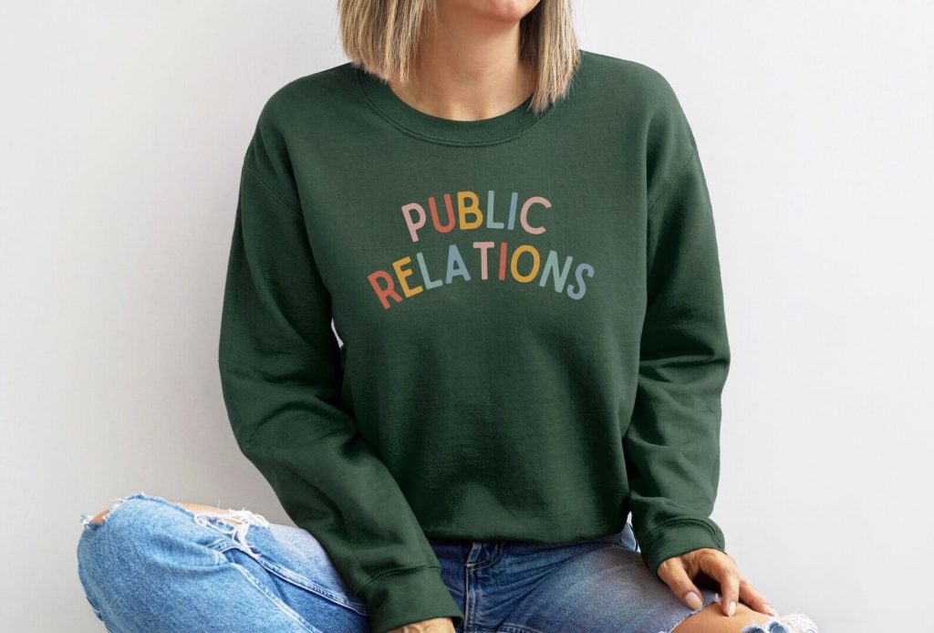 Colorful Public Relations Specialist Sweatshirt