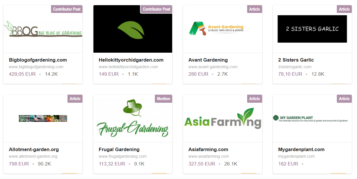 Gardening Magazines and Blogs