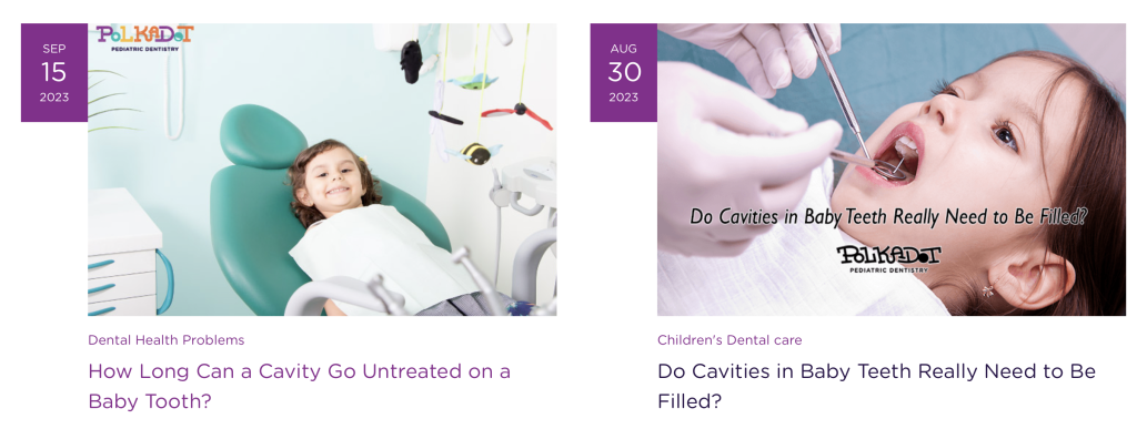 Polkadot Pediatric Dentistry Dental Blog.