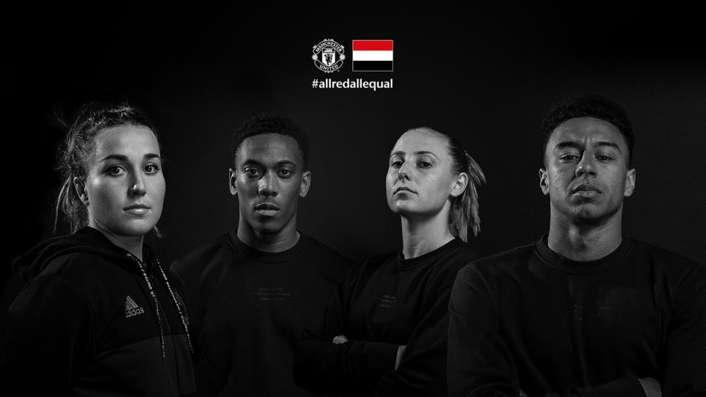 Manchester United's #allredallequal Campaign