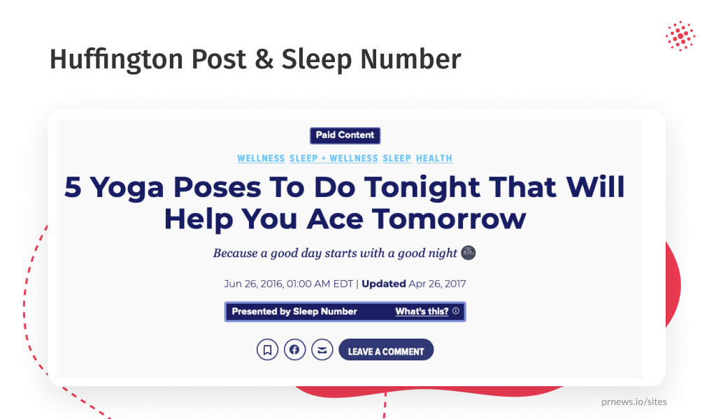 Huffington Post  Sleep Number