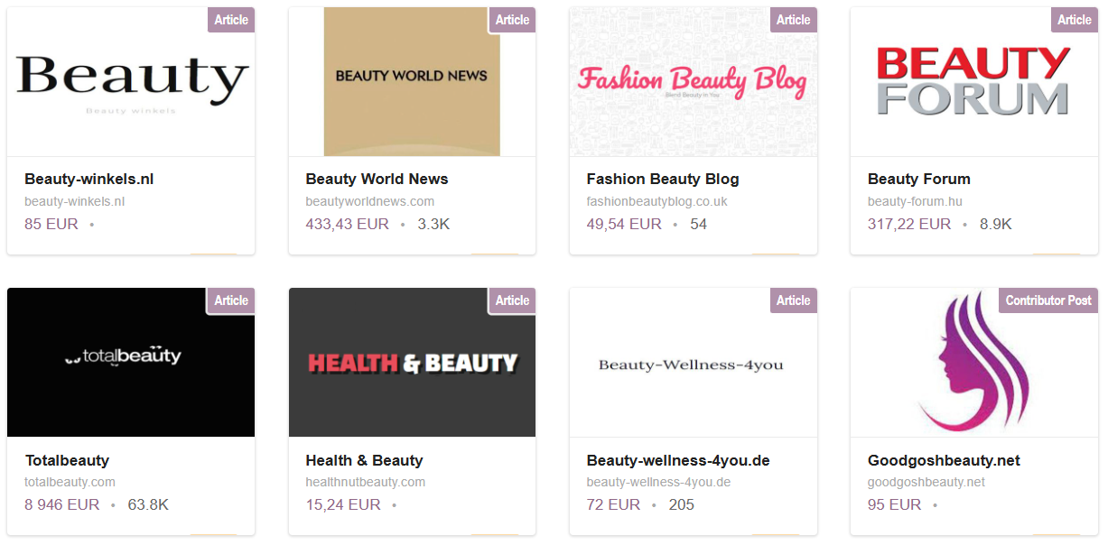 Beauty Blogs