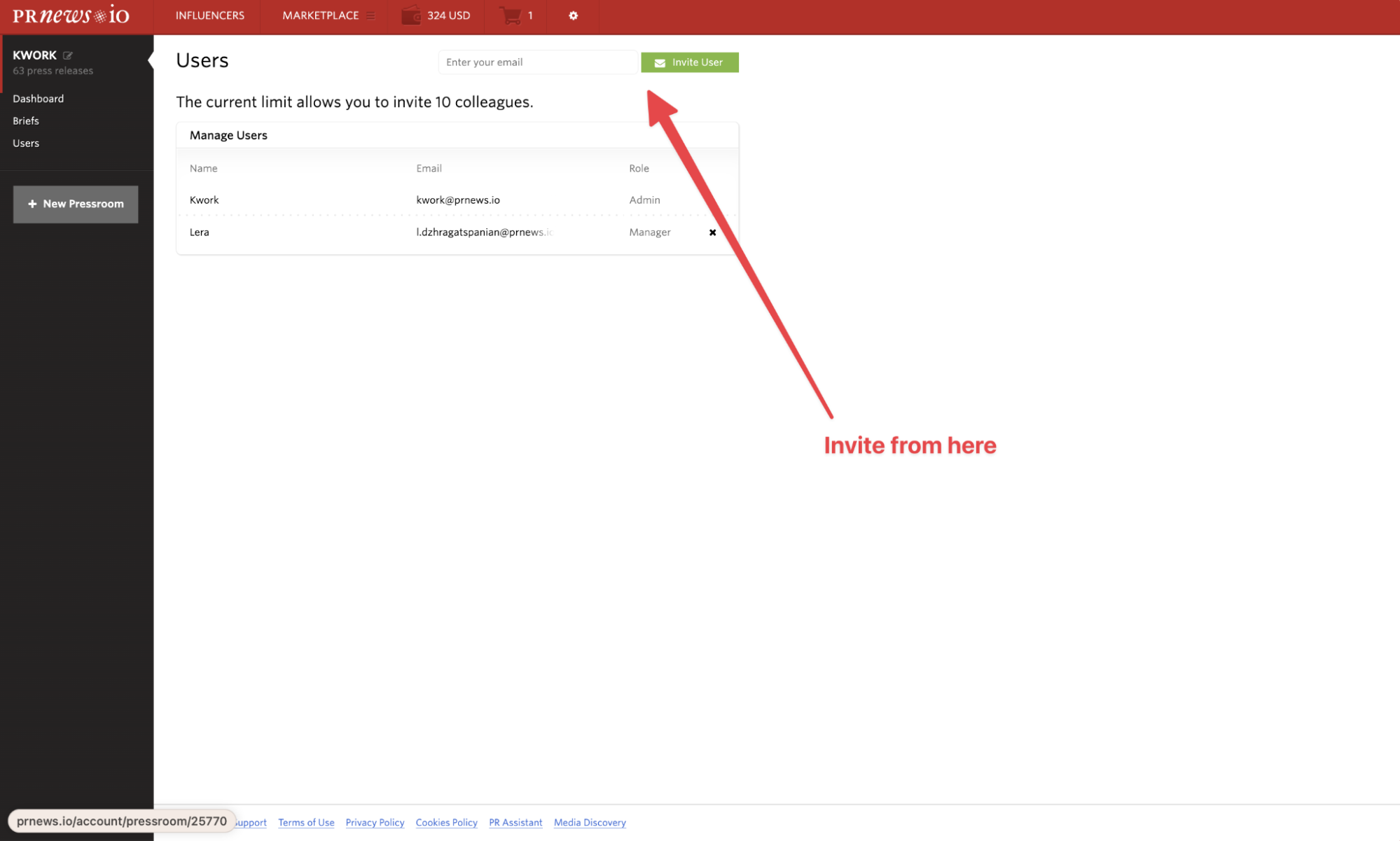 Invite Form