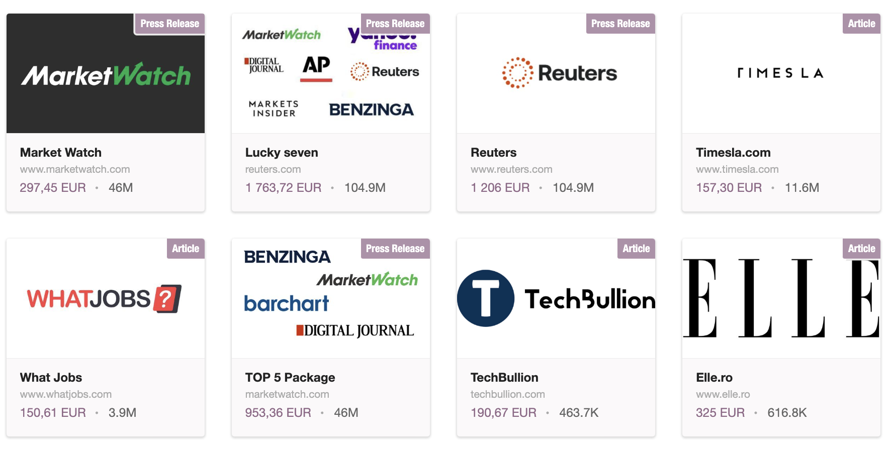 Business and Finance Websites