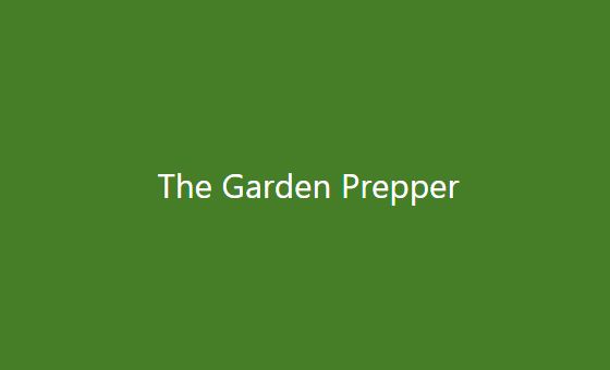 The Garden Prepper logo