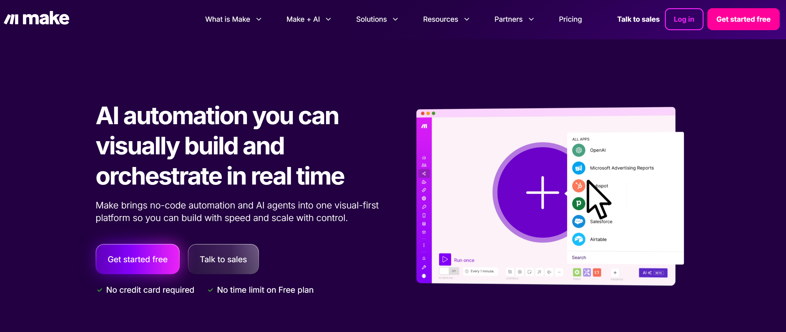 Make No-Code Tool to Automate Data Workflows