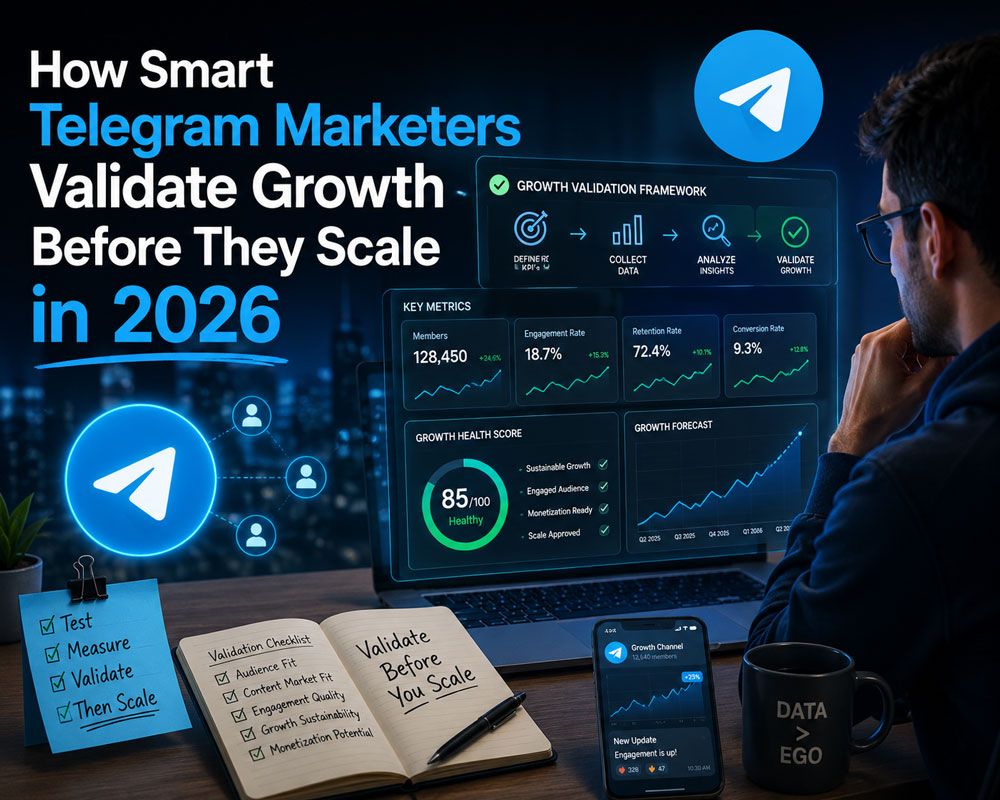 How Smart Telegram Marketers Validate Growth Before They Scale in 2026