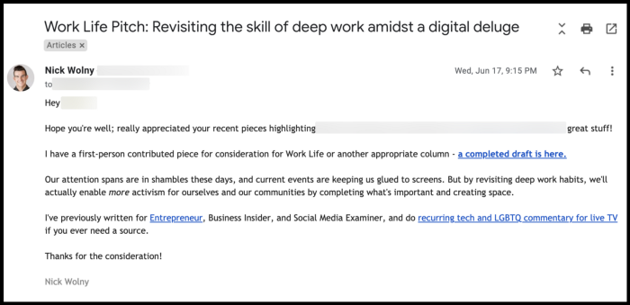 Effective Email Pitch: How to Get the Media’s Attention in a Professional Way