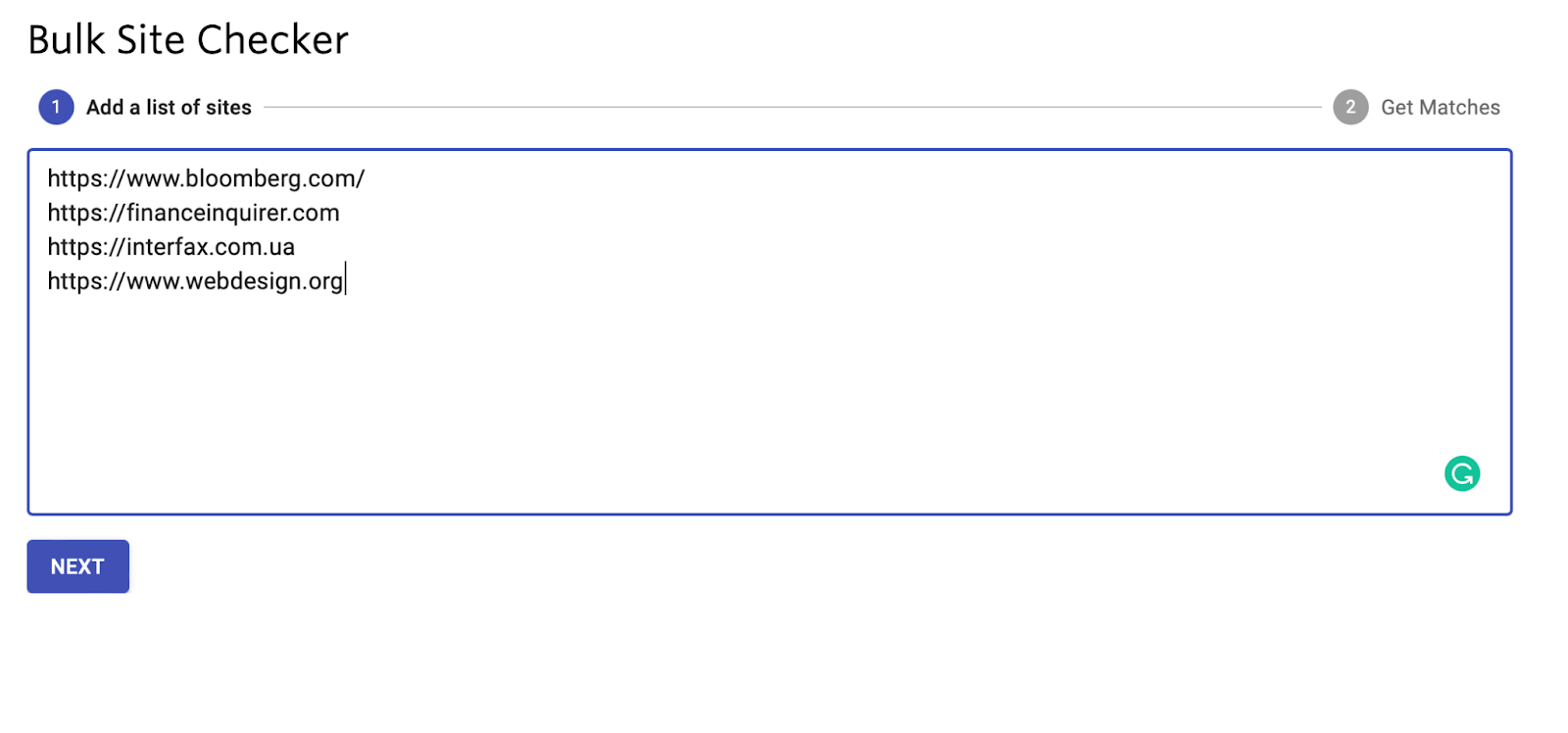New service for the PRNEWS.IO PRO-accounts – Bulk Site Checker