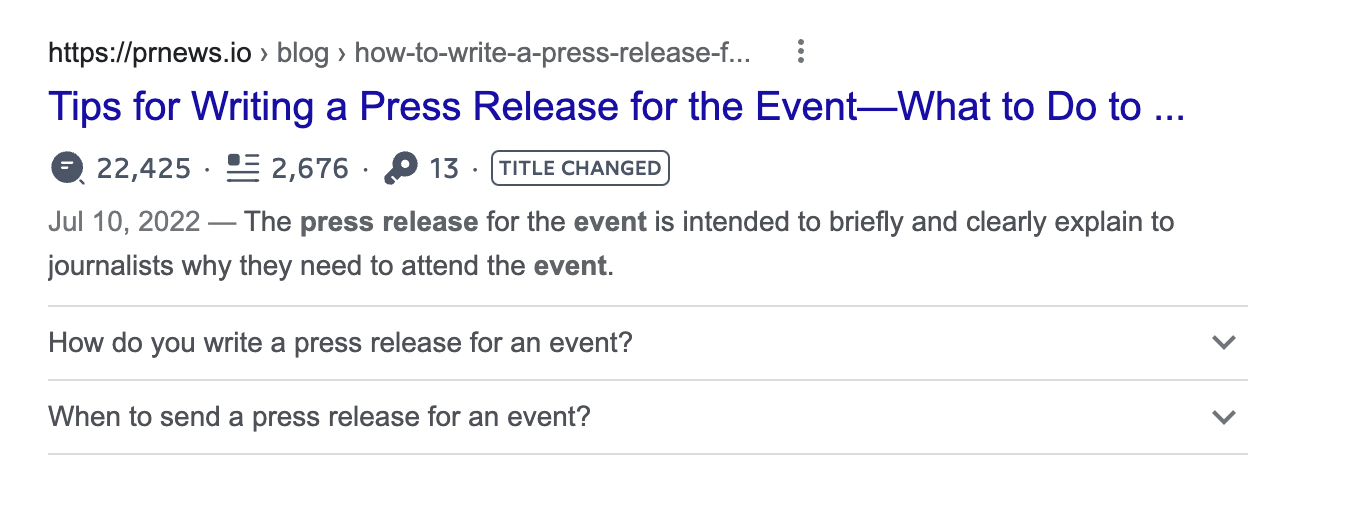 Updating Old Articles on the Blog: the Case of PRNEWS.IO