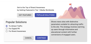 Popular Solution button
