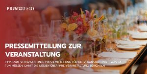 How To Write a Press Release for an Event