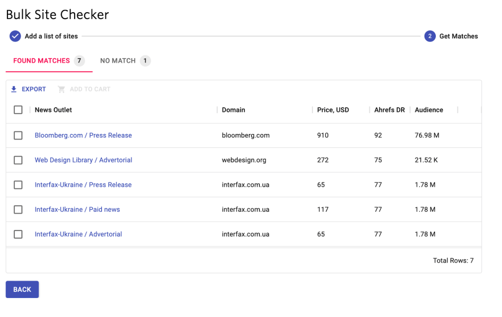 Bulk Site Checker