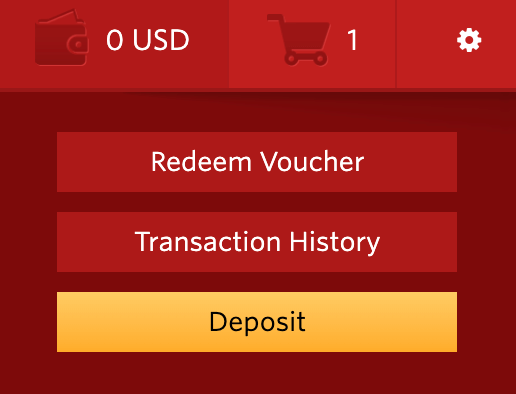 Money on the balance