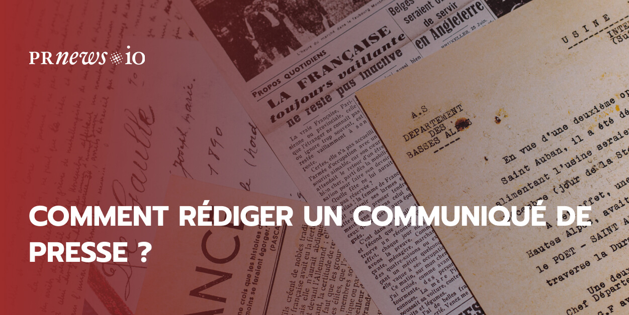 Comment Rédiger Un Communiqué De Presse