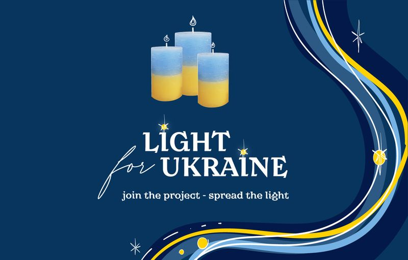 Un autre grand projet est LIGHT for Ukraine. 