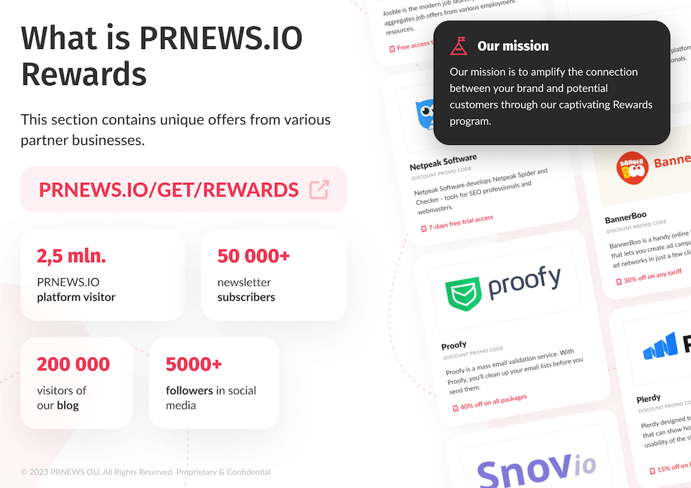 What is prnews.io Rewards