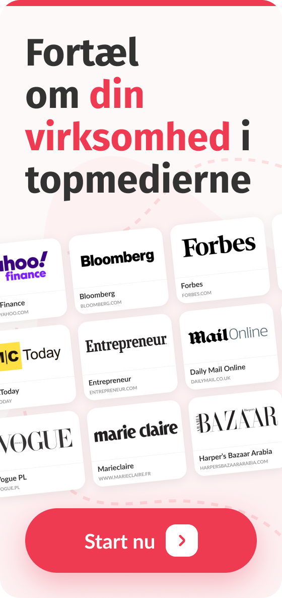 Fortæl om din virksomhed i topmedierne
