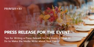 how to write a press release for an event