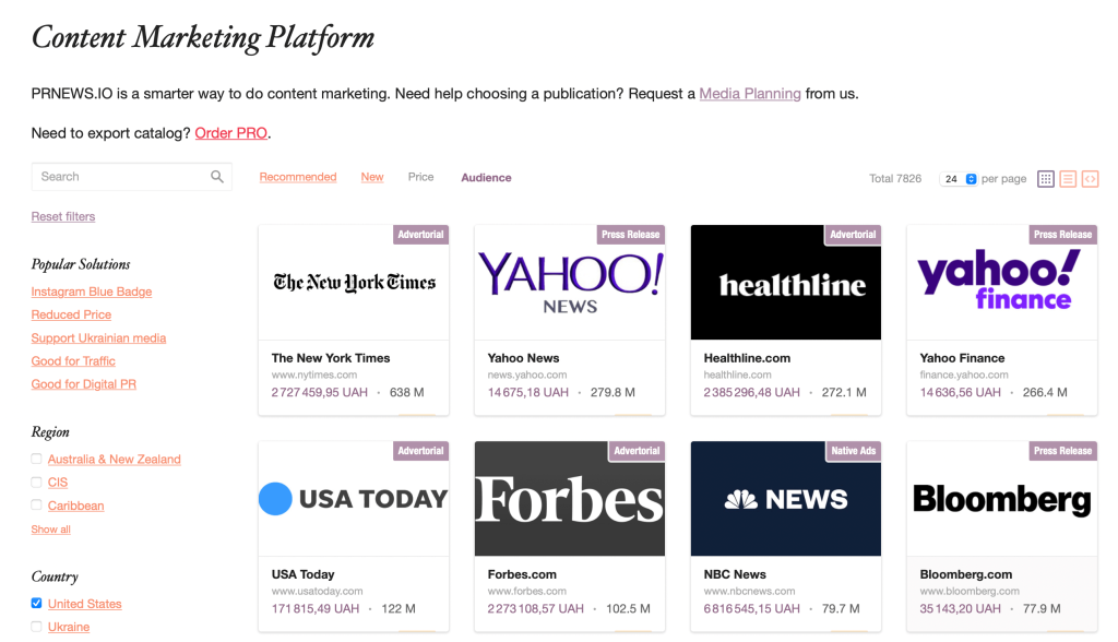 Distribution Platforms