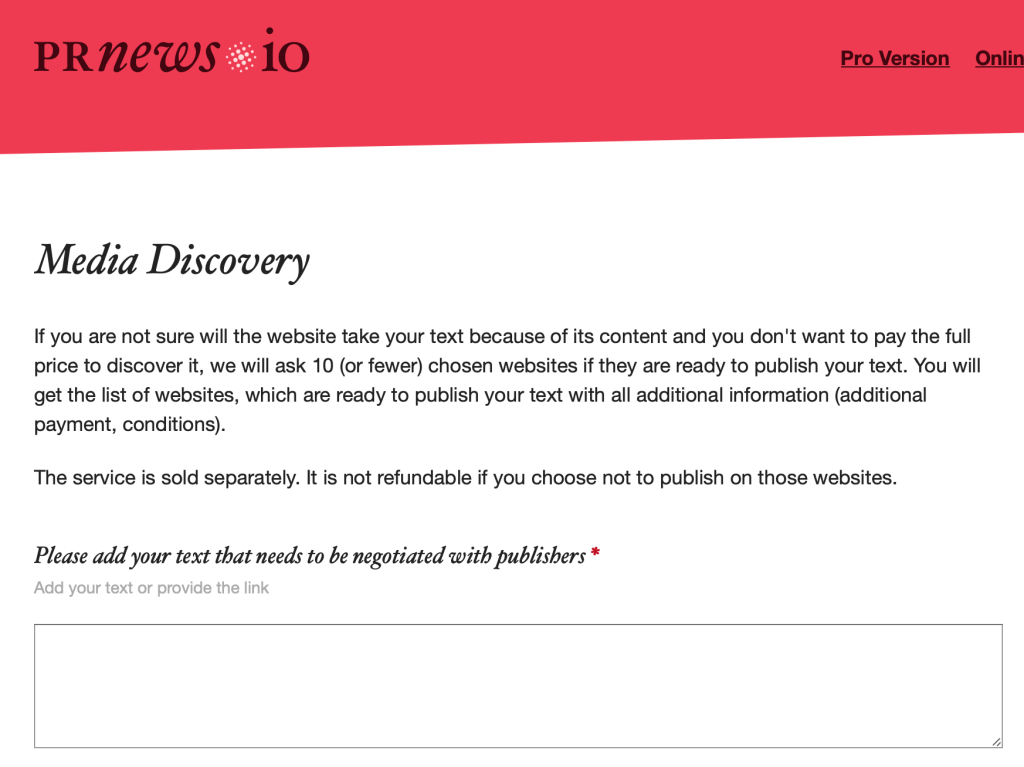 Media Discovery