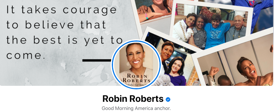 Top vrouwelijke journalisten Robin Roberts