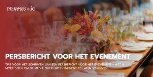 press release for the event