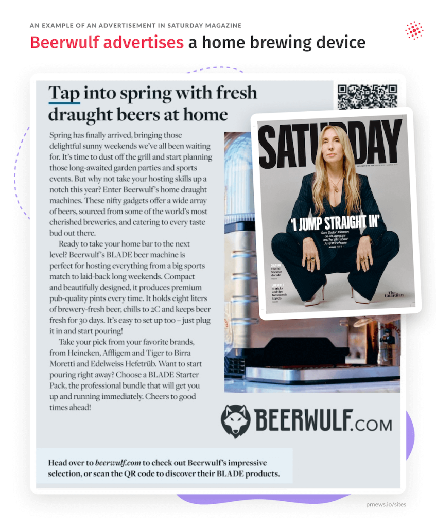 Beerwulf advertises a home brewing device